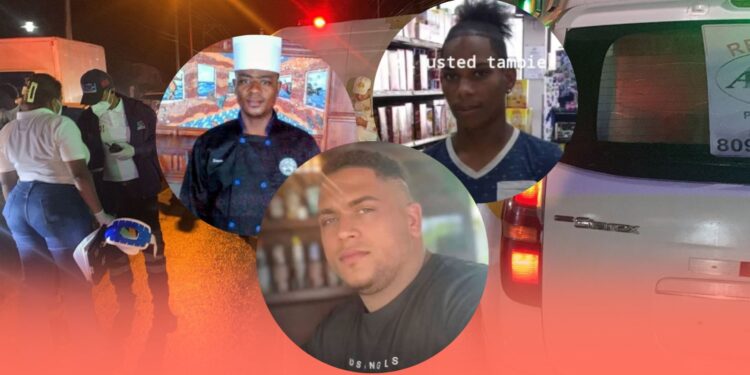 Mueren tres jóvenes y otros dos resultan heridos en accidentes de motocicletas ocurridos por separado en Puerto Plata