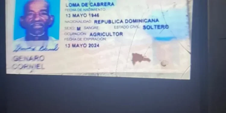 Fallece agricultor de Loma de Cabrera durante accidente en Montecristi 