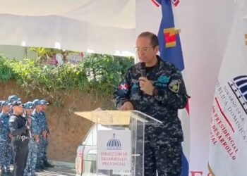 Director de la policía inaugura un destacamento en la provincia Dajabón 