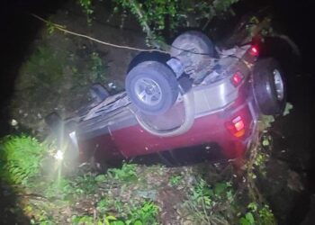 Accidente de tránsito deja un herido en la Curva de la Muerte, Los Hidalgos