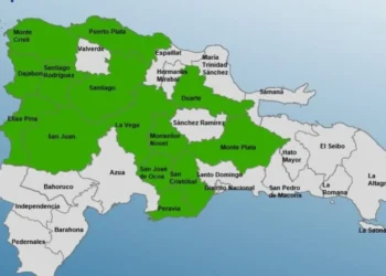 COE declara 14 provincias en alerta verde por lluvias, tormentas eléctricas y ráfagas de viento