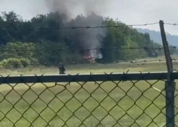 Cae avioneta en Dajabón: piloto y co-piloto resultan heridos y quemados 