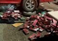 Ejército detiene hombre ocultaba 93,000 cigarrillos de contrabando en una camioneta en Valverde