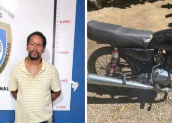Detienen presunto autor de robo de motocicleta en Valverde