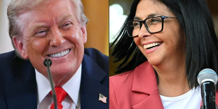 Estados Unidos levanta las sanciones contra la líder venezolana Delcy Rodríguez