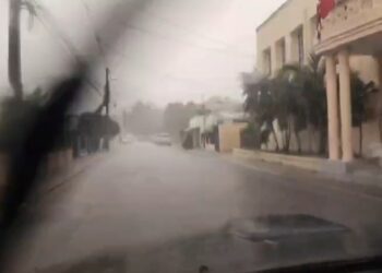 Torrencial aguacero se registra en Dajabón 