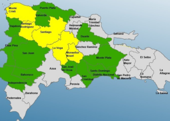 COE amplía provincias en alerta ante pronóstico intensas lluvias