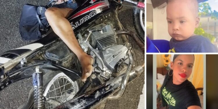 Mueren madre y su hijo de solo un año durante accidente de transito en Dajabón