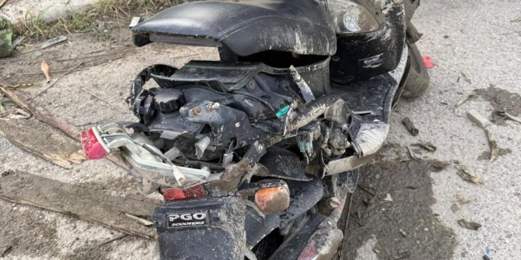 Hombre resulta lesionado en triple choque ocurrido en carretera Sosúa-Montellano