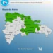 Vaguada y onda tropical mantienen 16 provincias en alerta verde
