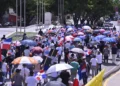 “Agua sí, oro no”: multitudinaria marcha en Santiago contra la minería en la Cordillera Septentrional