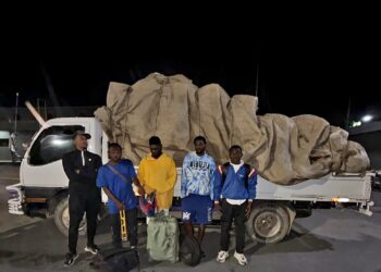 Ejército intercepta camión que transportaba haitianos indocumentados ocultos entre vegetales en Constanza