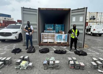 Ocupan 123 kilos de cocaína en Puerto Multimodal Caucedo