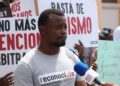 Dominicanos de ascendencia haitiana protestan por documentos y nacionalidad frente al Palacio Nacional