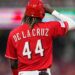 Elly De La Cruz es el primer dominicano con 10 jonrones