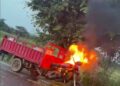 Reportan segundo incendio de vehículo este Martes en la provincia Dajabón