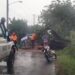 Segundo ventaron y rayo dejan sin electricidad y transito obstruido en Dajabón