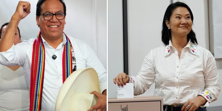 PERÚ: Sánchez supera a Keiko al llegar al 93,92 % del conteo