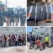 Autoridades Policiales y Dirección de Migración arrestaron motoristas Haitianos sin documentos y armas blancas en operativo en Dajabón 