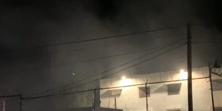 Incendio afectó área del centro de corrección y rehabilitación de Dajabón