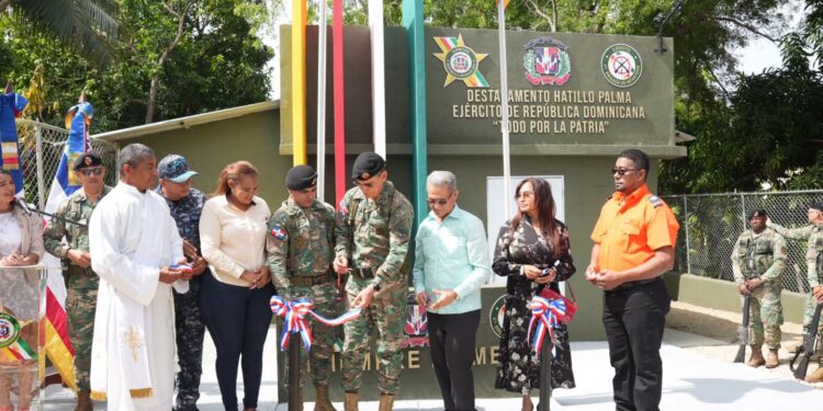 Ejército fortalece presencia operativa en Montecristi con la remodelación y equipamiento de los destacamentos de Mangá y Hatillo Palma
