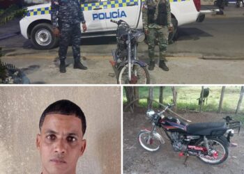 Policía Preventiva, Dicrim e Inteligencia policial Dintel recuperan Motocicleta habia sido robada a un militar en Dajabón