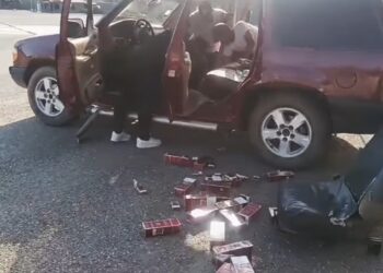 Ejército incauta 50,000 cigarrillos de contrabando ocultos en vehículo