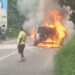 Se incendia Yipeta quedando reducida a escombros en Carrizal Restauración