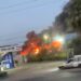 Incendio afecta desde temprano parque industrial de Navarrete