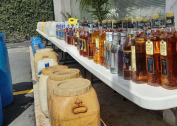 MP decomisa 5,000 unidades bebidas alcohólicas adulteradas