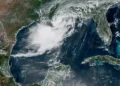 La tormenta tropical Bertha toca tierra en Luisiana, sur de EE.UU.