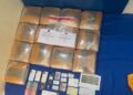 Autoridades incautan 13 pacas de marihuana ocultas en vehículo y arrestan a dos personas