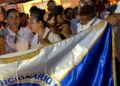Desfilan junto al féretro del presidente del PRM fallecido Juan Agustin Zapata en Dajabón