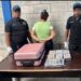 Policía Nacional apresa a una mujer con ocho paquetes de presunta cocaína en Pedernales
