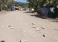 Protestan en El Estrecho, Luperón, por lentitud en trabajos de carretera