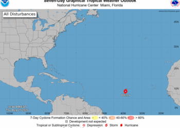 Se forma la tormenta tropical Dolly y avanza hacia el Caribe