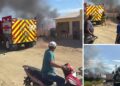Incendio afecta vivienda en sector de  Montecristi
