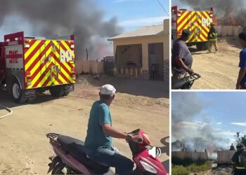 Incendio afecta vivienda en sector de  Montecristi