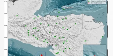Sismo de magnitud 5.8 sacude frente a Centroamérica