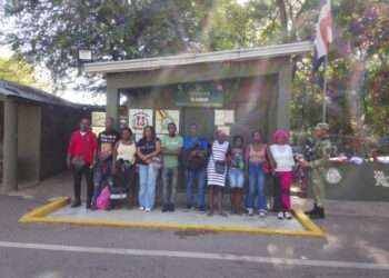 ERD detiene 10 indocumentados en Puesto de Chequeo militar el laurel Dajabón