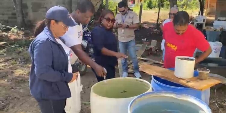 Salud Pública intensifica jornada de prevención contra el dengue en sectores de Dajabón