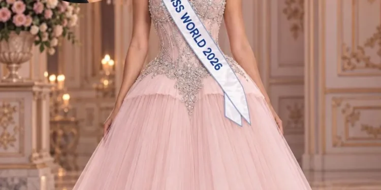 El vestido con el que Giannina Azar vistió a Joheirry Mola en su histórica coronación como Miss Mundo 2026