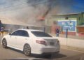 Incendio destruye barias viviendas y Bar Franklin en Dajabón