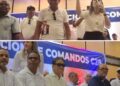 Carolina Mejía juramenta el Comando Provincial de Campaña C28 con el apoyo de Takeshi Mukai y otros dirigentes del PRM en Dajabón