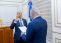 Andrés Bautista juramenta al Dajabonero Víctor Hugo Carrasco nuevo vice ministro administrativo de la presidencia