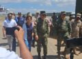 Ministro de defensa y comisión de veedores recorren la frontera supervisando operaciones y construcción de muro fronterizo     