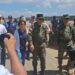 Ministro de defensa y comisión de veedores recorren la frontera supervisando operaciones y construcción de muro fronterizo     