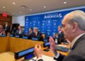Abinader participa con Trump en encuentro Escudo Américas