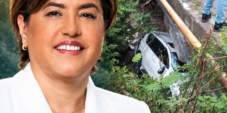 Cae de puente vehículo en el que se transportaba gobernadora de Dajabón Severina Gil