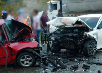 Cinco muertos deja accidente en Circunvalación Santo Domingo